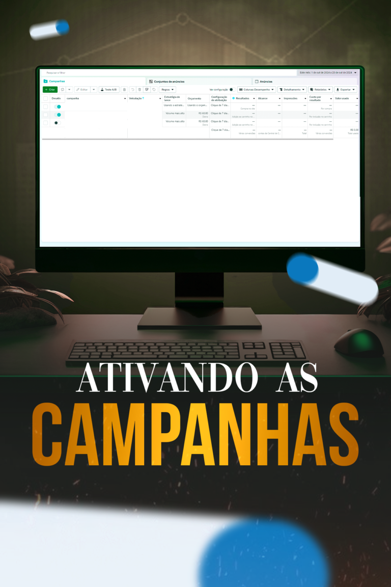 Ativando as campanhas